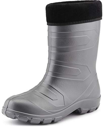 Ladeheid Stivali Imbottiti Donna in Spuma Eva LALMG879 (Argento/Nero, 36 EU)