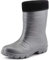 Ladeheid Stivali Imbottiti Donna in Spuma Eva LALMG879 (Argento/Nero, 36 EU)