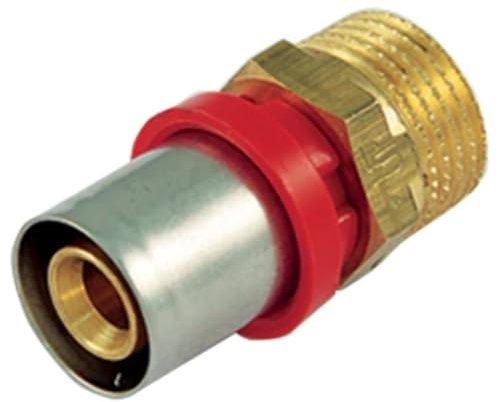 Raccordo press diritto M Compact 20 x2,0-1/2 per tubo multistrato a pressare