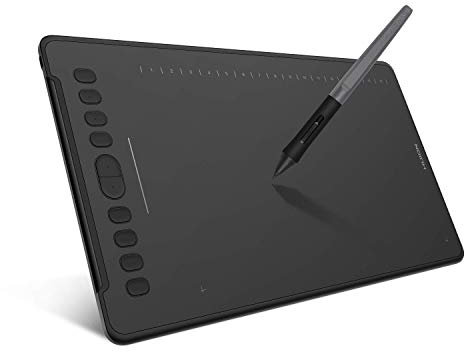 Huion H1161 Tablette Graphique à Dessin Android avec Stylet sans Batterie 10 Touches de Raccourci