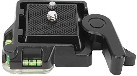 Quick Release Plate, QR40 Aluminum Alloy Black Universal Clamp Mount for Camera Tripod Ballhead
