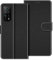 COODIO Schutzhülle aus Leder für Xiaomi Mi 10T, Schutzhülle mit Standfunktion für Xiaomi Mi 10T / Mi 10T Pro, Schwarz