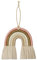 Boji Neutraler Regenbogen Wandbehang, Nordischer Gewebter Regenbogen Wandbehang, Makramee Regenbogen Boho Dekor Für Wand Zimmer Zuhause Kinderzimmer Babyzimmer Rosa Figured Tuch