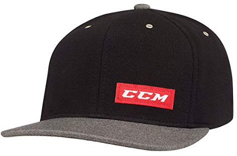 CCM Logo Snapback Senior Black Cap