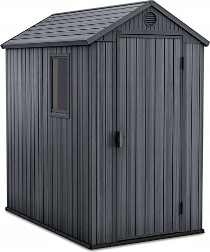 Keter Darwin 4ft x 6ft Garden Shed in Graphite