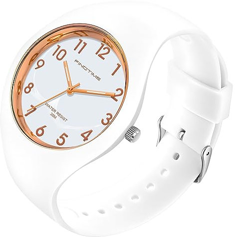 Uhr Damen Armbanduhr Jelly Süßigkeiten Farbe Buntfarbig Frauen Uhren Analog Quarz Damenuhr mit Silikonarmband Wasserdicht Sportuhr für Mädchen Kinderuhr Junge Uhren Kids Watch