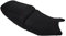 Sitzbankbezug kompatibel mit Suzuki Bandit GSF 650/1200 / 1250 2005-2009 schwarz mit roten Nähten