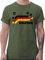 T-Shirt Herren - 2026 Fussball WM Fanartikel - Deutschland Trikot mit Name und Nummer Germany - XXL - Army Grün - Deutschland-t-Shirt em Tshirt 2024 fußball German Shirt Bedruckt