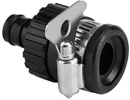 Tbest ,Conector de Grifo para Interior de Manguera,Conector de Goma de Grifo a Manguera,Conector de Grifo Universal Adaptador Wasserhahn de Gardena,Adaptador de Manguera de Jardín