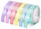 Anycolor 6-Rollen Kompatibel mit Dymo Omega Etikettenband 9mm 3D für Prägeband - Ersatz für Home Junior Organizer Xpress Motex E-101 E-303 Prägegerät