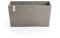 Ecopots Blumentopf Paris Braun Grau - 60 x 26 cm - Raumteiler, Sichtschutz - Pflanzentopf rechteckig aus Recycling Kunststoff - Übertopf modern für Indoor und Outdoor