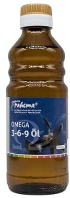 Omega 3-6-9 Öl – Futteröl für Hunde und Katzen in Braunglasflasche (1 x 250 ml)