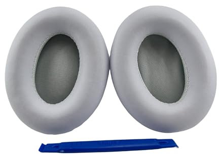 Sumugaric Studio 1.0 Ear Pads Replacement Parts Cushions Cups Headphone Accessories Compatible with Monster Beats by Dr.Dre Studio 1.0 (1st Generation) Wired and Studio1.0 Wireless Headphones(White)