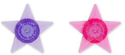 Legami - Juego de 2 Luces para los Rayos de la Bicicleta - Ride & Shine - Luz Blanca, Luces para Rueda de Bicicleta, para niños, niños, Adultos, Estrellas Luminosas para radios de Bicicleta, Pilas