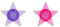 Legami - Juego de 2 Luces para los Rayos de la Bicicleta - Ride & Shine - Luz Blanca, Luces para Rueda de Bicicleta, para niños, niños, Adultos, Estrellas Luminosas para radios de Bicicleta, Pilas
