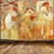 STCREE DBZY1287 Wandteppich, Jugendstil, mittelalterlicher optimierter Stil, Wandteppich, Kunstwerk, Wandbehang, Vintage, Alphonse Mucha, Herbst, Paris, Herbst, Jugendstil, Weinberg, Flirt,