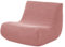 Mateju Housse de Canapé Extensible Housse de Canapé sans Accoudoirs Jacquard Couleur Unie Housse de Clic Clac for Canapés Paresseux poufs Tatami Chaise Inclinable Fauteuils (1 Place,Rose)