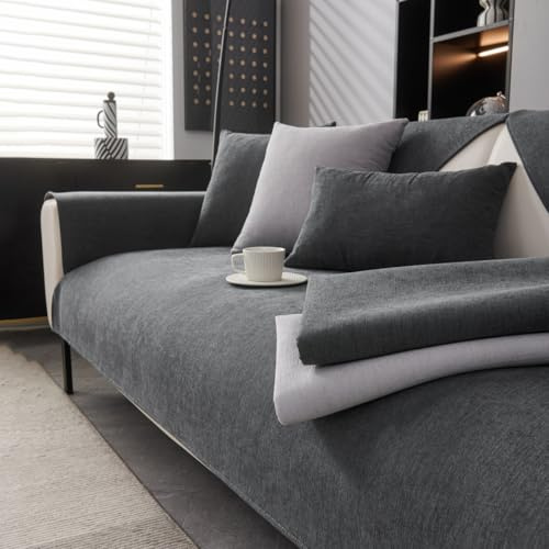 VFDC Sofa Überzug, Sofadecken für Sitzfläche 1 2 3 4 Sitzer, Überwurfdecken für Sofa, Sofaschoner rutschfest, Couchbezug Katze Hundeschutz, Sofabezug Ecksofa für L-Form U-Form Sektionssofa, 70 * 90cm