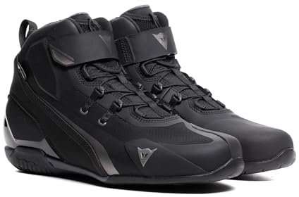 DAINESE HERIAN D-WP Shoes, Scarpe da Moto Waterproof Uomo, Black/Anthracite, 45 EU