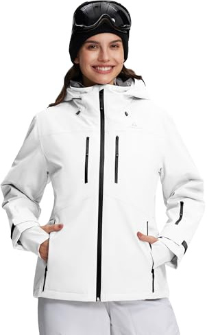 Pioneer Camp Damen Skijacke Wasserdicht Winddicht Warm Winter Outdoorjacke für Ski Snowboard Wandern