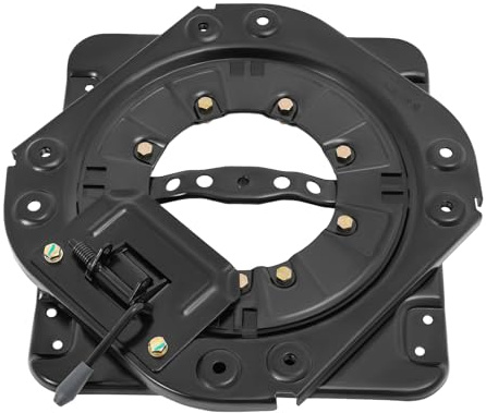 TkkMivcOC Drehteller Sitz Auto 130kg Heavy Duty Drehbar Sitz-Drehsockel aus Kaltgewalzter Stahl, Stahlblech-Drehsockel für Wohnmobilen Technischen Bootssitz Wohnwagen