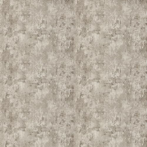 Tarwanear Concrete Effect Cream Wallpaper - Feature Wallpaper for Living Room,Bedroom,Fireplace,Hallway - Shabby Chic Wall Paper with Distressed Pattern,Textured Finish & Metallic Detailing