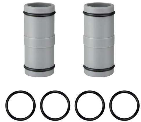 Lotnery 32mm Pool Hose Adapter/Connector 2PCS - Durable 1.25 Vacuum Pump Pipe for Above Ground Swimming Pools, Universal Leak-Proof Bestway Pool Parts Replacement for Filter Pumps & Maintenance