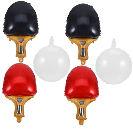 Tischtennis Folienballon 1 Satz aus Aluminium für Partys