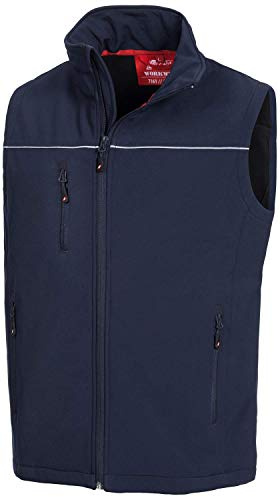 Nitras Herren Nitras Motion Tex Light Softshellweste Apache größe XL in blau, Dunkelblau, XL EU