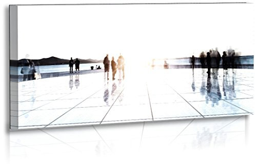 Premium Acrylglasbild XXL - Abstrakt - Modern - Bilder - Kunst - Menschen - Gleisendes Licht - Acrylglas : 120 cm x 40 cm