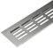 Gedotec Rejilla de ventilación para puerta de acero inoxidable | Rejilla de ventilación rectangular | 600 x 60 mm | Rejilla de aluminio para calefacción – pared, etc. | Fabricado en Alemania | 1 pieza