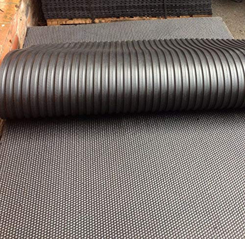Heavy Duty Large Rubber Gym Mat Commercial Flooring 6ftx4ft 12mm garage mat