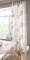 Dekoleidenschaft Deko-Schal Modern Art Creme-weiß, 140x240 cm, Fenstervorhang, Türvorhang, Schlaufenschal, Gardinenschal, halb-transparent für Wohnzimmer & Schlafzimmer, Gardine lichtdurchlässig