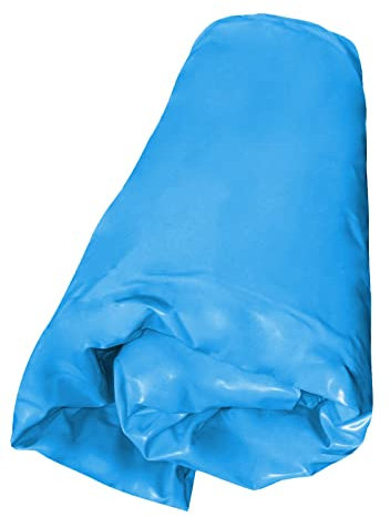 Pool Folie oval 4,20m x 8,00m x 1,50m Folienstärke 0,8mm blau mit Einhängebiese