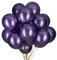 12 Zoll Luftballons Violett Helium,Metallic Luftballons lila 50 Stücke Latex Ballons Ø 30 cm für Hochzeit Valentinstag Geburtstag Taufe Kommunion Party Deko