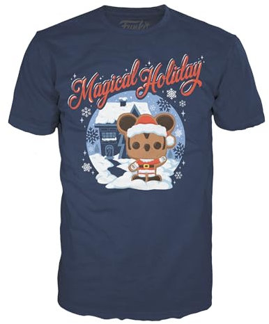 Funko Boxed Tee: Disney Holiday - Santa Mickey - Extra Large - (XL) - T-Shirt - Clothes - Gift Idea - Short Sleeve Top for Adults Unisex Men and Women - Official Merchandise Fans Multicolour