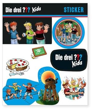 NEU Sticker Die Drei ???, 8 Stück