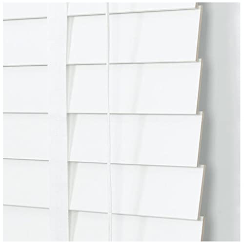 Venezianische Jalousie Aus Massivholz, Horizontale Jalousette Aus Holz, Weiße Fenster Jalousie, Sichtschutzrollos, Wasserdichte/isolierende Jalousien, Für Innen-/außenbereich,100x200cm/39.5*79in