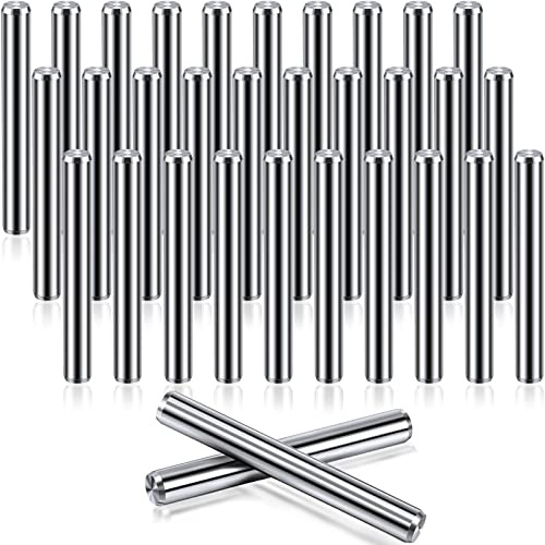 5 mm x 40 mm Stainless Steel Shelf Dowel Pin Shelf Support Pegs Positioning Pins Metal Bookshelf Nail Support Bracket Nails for DIY Craft Cabinet Furniture Fixing Parts Positioning(32 Pcs)