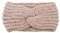 Haarreifen Damen,Gestricktes Wollkreuz-Stirnband,Sport Stirnband,Warmes Cordstirnband,Wunderschön Stirnband Haarschmuck Haarreifen,Haarreif Breit Vintage Headband,für Mädchen Damen für Make up,Rosa