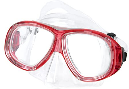 Maschera sub in silicone ULISSE Sr CLEAR RED diving mask