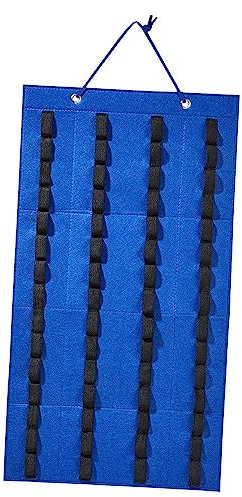 Perfeclan Hanging Storage Organizer for Diecast Model Car Toy Car Display Hanging Bag Neatly Display Adults Gifts Display Case, blue