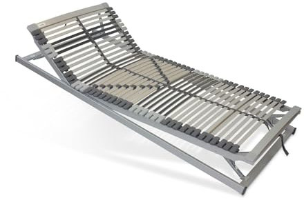 Lattenrost 100x220 verstellbar - Nimbo 44 KFV - 44 Leisten - Sofort Einsatzbereit - 7-Zonen - Lattenrahmen