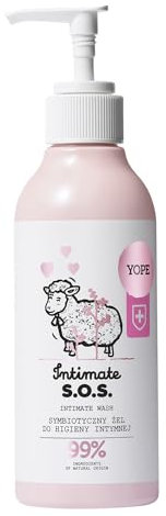 YOPE Natural Intimate Gel Wash Feminine Wash Soothing Calming 99% Natural Ingredients Intimate S.O.S 300ml
