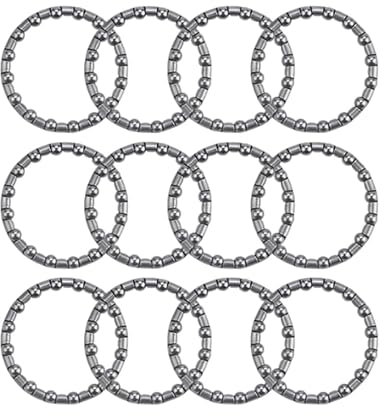 BRIOTA 12 Stück Fahrrad Steuersatz Kugellager, Fahrrad Kugellager, Kugellager Fahrrad für Gabel, Lenkkopflager Fahrrad für Fahrrad BMX Bike Accessorie (40mm)