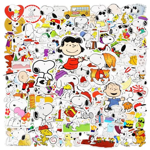 100 Stück Aufkleber Wasserfeste Sticker Set, Anwendbar für Erwachsene und Kinder Skateboard Süßer Sticker, Laptop, Gepäck, Wasserbecher Aesthetic Aufkleber, Handyaufkleber