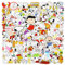 100 Stück Aufkleber Wasserfeste Sticker Set, Anwendbar für Erwachsene und Kinder Skateboard Süßer Sticker, Laptop, Gepäck, Wasserbecher Aesthetic Aufkleber, Handyaufkleber