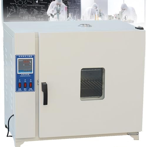 Forno di essiccazione sottovuoto con manometro e controller digitale, forno di essiccazione e riscaldamento da laboratorio da 500 W per temperatura 50-300 ° C