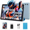2025 Newest Android 14 Tablet 10 Pollici, 20(6+14)GB RAM+128GB ROM(TF 1TB), Octa Core 1.8GHz, 5G+2.4G Wi-Fi 6 | 1280 * 800 FHD| Widevine L1| BT5.0| 5MP+8MP| Widgets| GMS Tablet con Caso - Blu