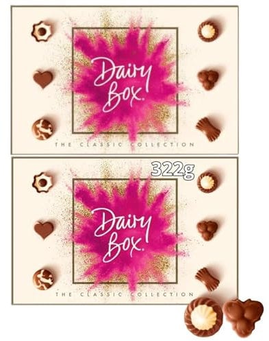 Chocolate Box Bundle With Dairy Milk Dairy Box 322g (2 Pack)